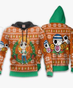 Nami Ugly Christmas Sweater One Piece Anime Xmas Gift VA10 - 3 - GearAnime