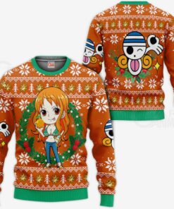 Nami Ugly Christmas Sweater One Piece Anime Xmas Gift VA10 - 1 - GearAnime