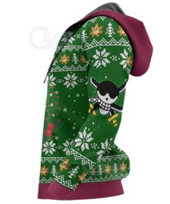 Zoro Ugly Christmas Sweater One Piece Anime Xmas Gift VA10 - 5 - GearAnime