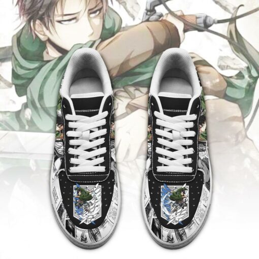 AOT Levi Sneakers Attack On Titan Anime Shoes Mixed Manga - 2 - GearAnime