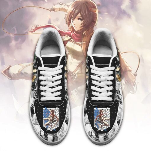 AOT Mikasa Sneakers Attack On Titan Anime Shoes Mixed Manga - 2 - GearAnime