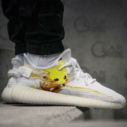 AOT Mashup Pikachu Shoes Pokemon Anime Sneakers TT11 - 4 - GearAnime