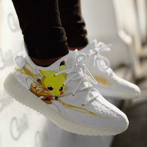 AOT Mashup Pikachu Shoes Pokemon Anime Sneakers TT11 - 3 - GearAnime