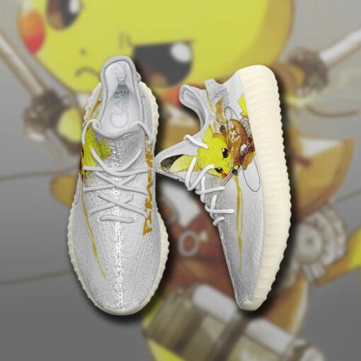 AOT Mashup Pikachu Shoes Pokemon Anime Sneakers TT11 - 2 - GearAnime