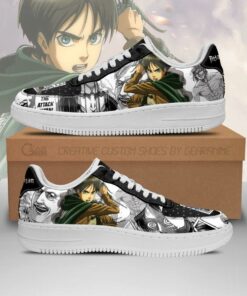 AOT Scout Eren Sneakers Attack On Titan Anime Shoes Mixed Manga - 1 - GearAnime
