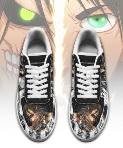 AOT Titan Eren Sneakers Attack On Titan Anime Manga Shoes - 2 - GearAnime