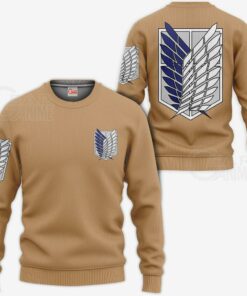 AOT Wings Of Freedom Scout Shirt Costume Attack On Titan Hoodie Sweater - 3 - GearAnime