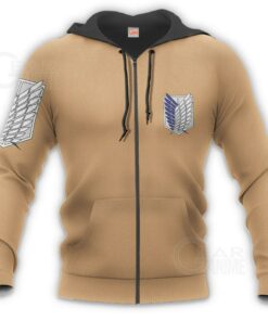 AOT Wings Of Freedom Scout Shirt Costume Attack On Titan Hoodie Sweater - 8 - GearAnime
