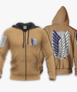 AOT Wings Of Freedom Scout Shirt Costume Attack On Titan Hoodie Sweater - 2 - GearAnime