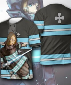 Arthur Boyle Fire Force Hoodie Shirt Anime Uniform Sweater Jacket - 3 - GearAnime