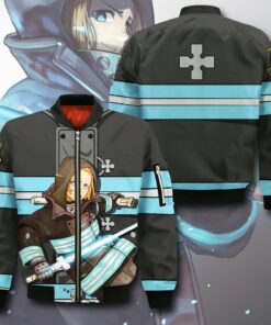 Arthur Boyle Fire Force Hoodie Shirt Anime Uniform Sweater Jacket - 5 - GearAnime