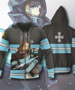 Arthur Boyle Fire Force Hoodie Shirt Anime Uniform Sweater Jacket - 1 - GearAnime
