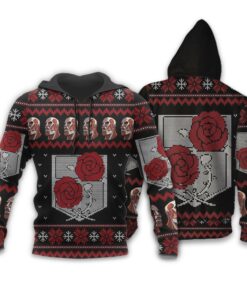 Attack On Titan Ugly Christmas Sweater Garrison Xmas Gift Custom Clothes - 3 - GearAnime