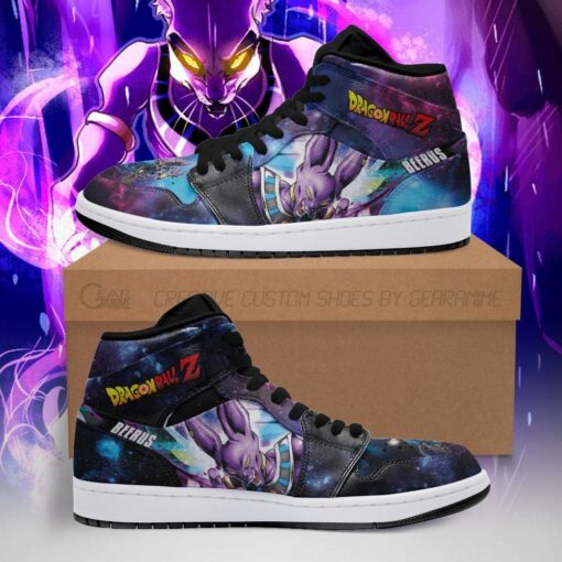 Beerus Sneakers Dragon Ball Z Galaxy Anime Shoes Gift for Fan PT04 - 1 - GearAnime