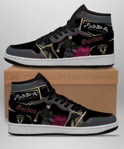 Black Bull Gordon Agrippa Sneakers Black Clover Anime Shoes - 2 - GearAnime