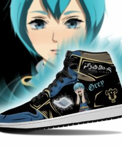 Black Bull Grey Sneakers Black Clover Anime Shoes - 3 - GearAnime