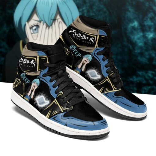 Black Bull Grey Sneakers Black Clover Anime Shoes - 1 - GearAnime