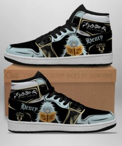 Black Bull Henry Sneakers Black Clover Anime Shoes - 2 - GearAnime