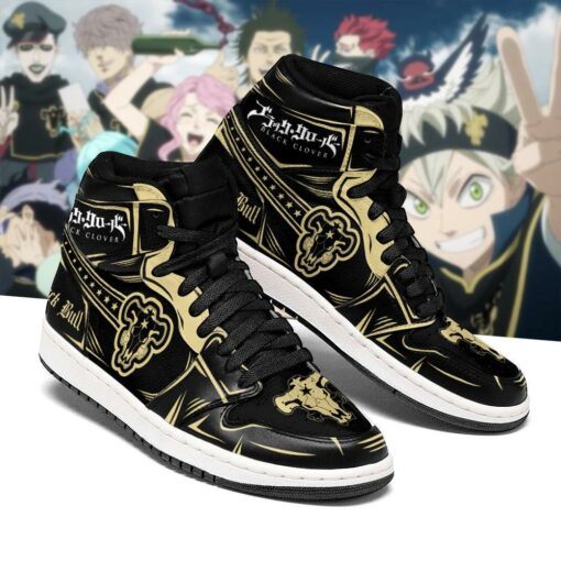 Black Bull Magic Knight Sneakers Black Clover Sneakers Anime - 1 - GearAnime