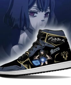 Black Bull Nero Secre Swallowtail Sneakers Black Clover Anime Shoes - 3 - GearAnime