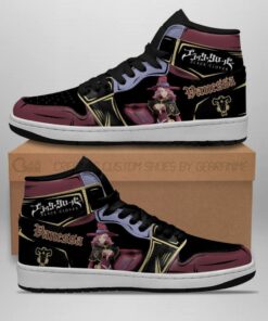 Black Bull Vanessa Sneakers Black Clover Anime Shoes - 2 - GearAnime
