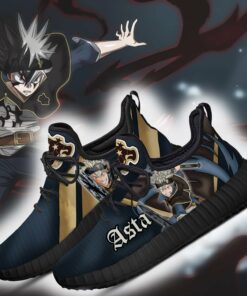 Black Clover Asta Reze Shoes Black Bull Knight Anime Sneakers - 2 - GearAnime