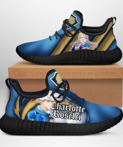 Black Clover Charlotte Reze Shoes Blue Rose Knight Anime Sneakers - 1 - GearAnime