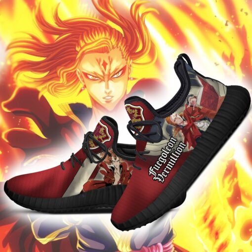 Black Clover Fuegoleon Reze Shoes Crimson Lion Knight Anime Sneakers - 2 - GearAnime
