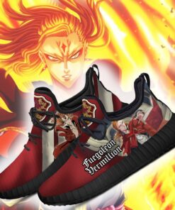 Black Clover Fuegoleon Reze Shoes Crimson Lion Knight Anime Sneakers - 4 - GearAnime