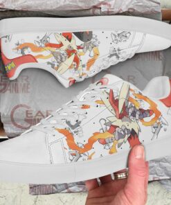 Blaziken Skate Shoes Pokemon Custom Anime Shoes PN11 - 2 - GearAnime