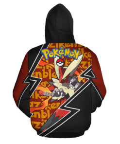 Blaziken Zip Hoodie Costume Pokemon Shirt Fan Gift Idea VA06 - 3 - GearAnime