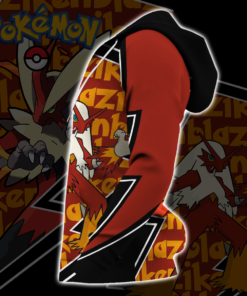 Blaziken Zip Hoodie Costume Pokemon Shirt Fan Gift Idea VA06 - 4 - GearAnime