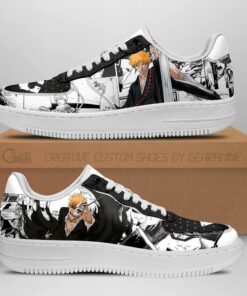Bleach Ichigo Sneakers Bleach Anime Shoes Fan Gift Idea PT04 - 1 - GearAnime