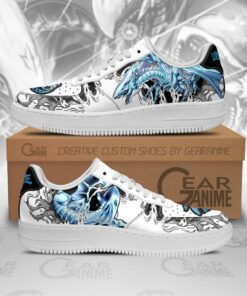 Blue Eyes White Dragon Air Sneakers Yugioh Anime Shoes - 1 - GearAnime