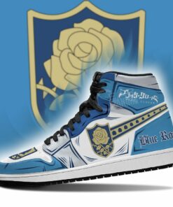 Blue Rose Magic Knight Sneakers Black Clover Sneakers Anime - 3 - GearAnime