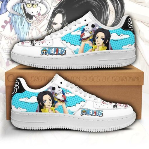 Boa Hancok Sneakers Custom One Piece Anime Shoes Fan PT04 - 1 - GearAnime