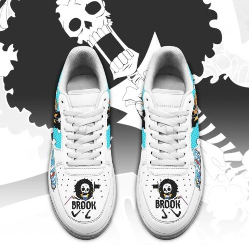 Brook One Piece Sneakers Custom Shoes PT04 - 2 - GearAnime