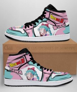 Bulma Shoes Boots Dragon Ball Z Anime Sneakers Fan Gift MN04 - 1 - GearAnime