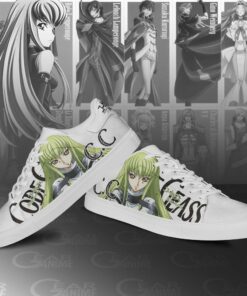 Code Geass C.C. Skate Shoes Custom Anime Shoes - 3 - GearAnime