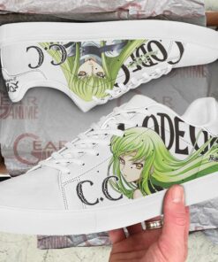 Code Geass C.C. Skate Shoes Custom Anime Shoes - 2 - GearAnime