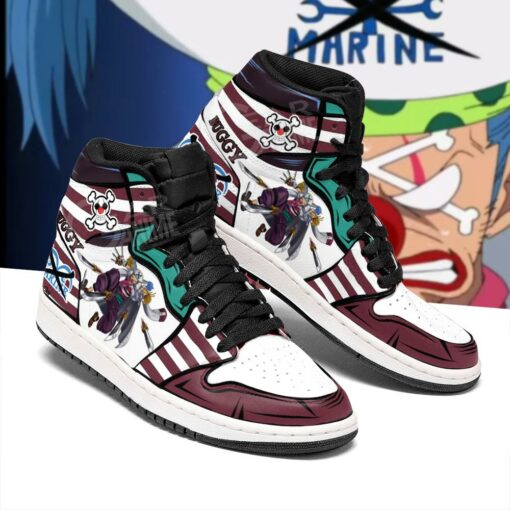 Captain Buggy Sneakers Priates One Piece Anime Shoes Fan MN06 - 2 - GearAnime
