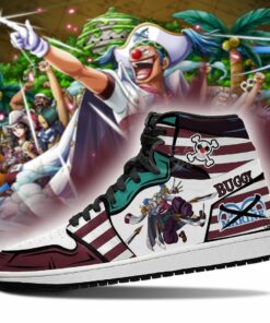 Captain Buggy Sneakers Priates One Piece Anime Shoes Fan MN06 - 3 - GearAnime