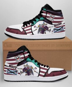 Captain Buggy Sneakers Priates One Piece Anime Shoes Fan MN06 - 1 - GearAnime