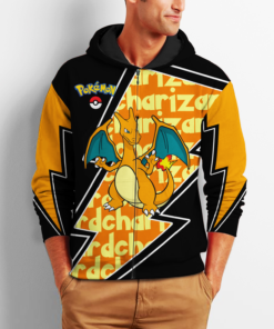 Charizard Zip Hoodie Costume Pokemon Shirt Fan Gift Idea VA06 - 2 - GearAnime