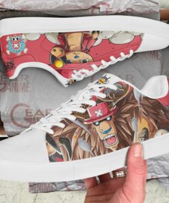 Tony Tony Chopper Skate Shoes One Piece Custom Anime Shoes - 2 - GearAnime