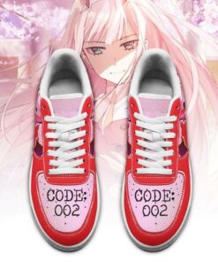 Code 002 Darling In The Franxx Shoes Zero Two Sneakers Anime Shoes - 2 - GearAnime