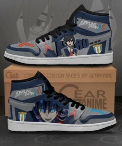 Darling in the Franxx Hiro Sneakers Code 016 Custom Shoes - 2 - GearAnime