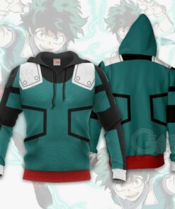 Deku Izuku Midoriya Shirt Costume My Hero Academia Anime Hoodie Sweater - 4 - GearAnime