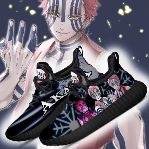 Demon Slayer Akaza Reze Shoes Custom Anime Sneakers Costume - 2 - GearAnime