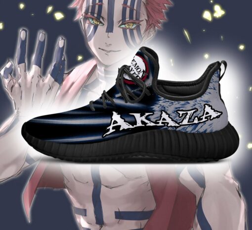 Demon Slayer Akaza Reze Shoes Custom Anime Sneakers Costume - 4 - GearAnime